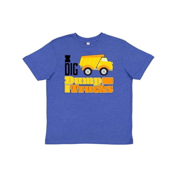 Inktastic I Dig Dump Trucks Youth T-Shirt