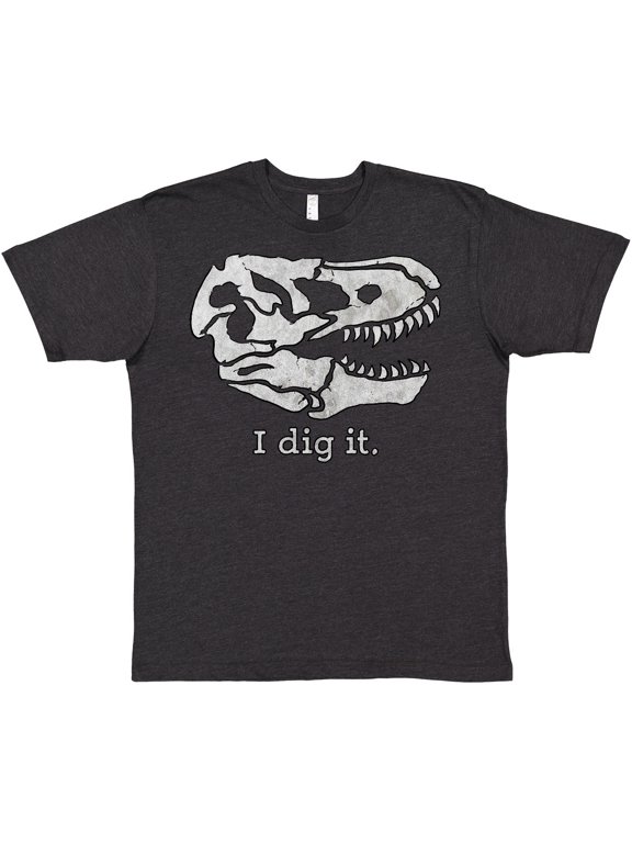 I Dig It with Tyrannosaurs Rex Skull T-Shirt