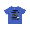 thumbnail image 1 of Inktastic I Dont Grow Up I Level Up with Game Controller Black Boys or Girls Toddler T-Shirt, 1 of 5
