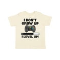 thumbnail image 1 of Inktastic I Dont Grow Up I Level Up with Game Controller Black Boys or Girls Toddler T-Shirt, 1 of 5