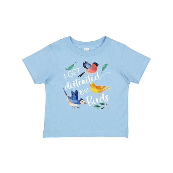 Inktastic I Get Distracted by Birds Boys or Girls Baby T-Shirt