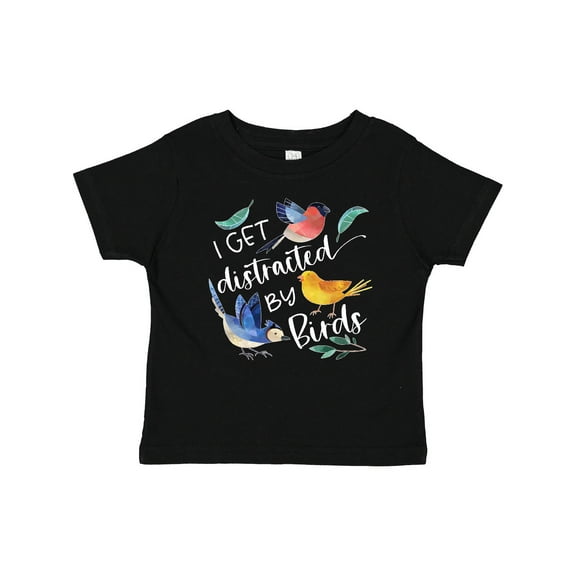 Inktastic I Get Distracted by Birds Boys or Girls Baby T-Shirt