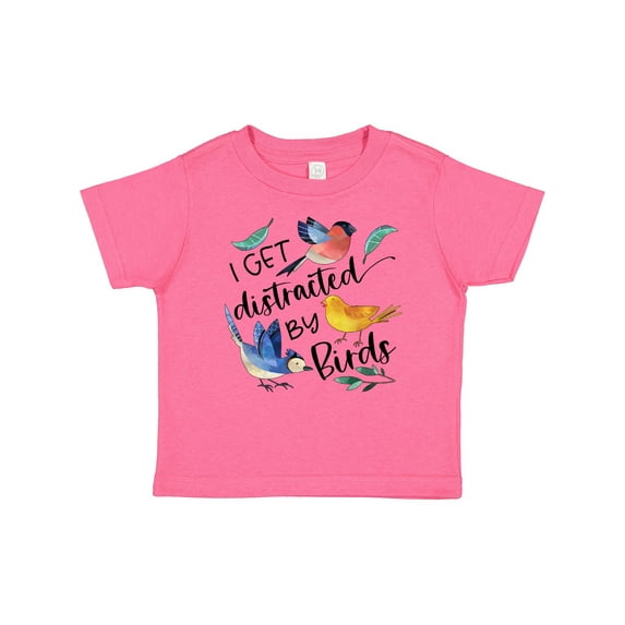 Inktastic I Get Distracted by Birds Boys or Girls Baby T-Shirt