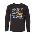 thumbnail image 1 of Inktastic I Get Distracted by Birds Long Sleeve Youth T-Shirt, 1 of 5