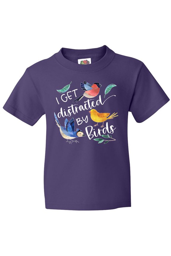 I Get Distracted by Birds Youth T-Shirt