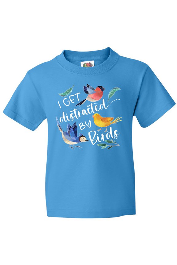I Get Distracted by Birds Youth T-Shirt