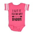 thumbnail image 1 of Inktastic I Got It From My Daddy Boys or Girls Baby Bodysuit, 1 of 5