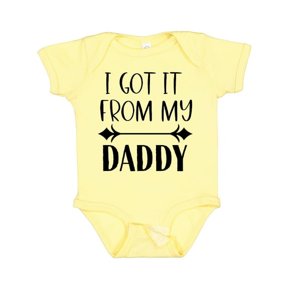 Inktastic I Got It From My Daddy Boys or Girls Baby Bodysuit