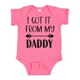 thumbnail image 1 of Inktastic I Got It From My Daddy Boys or Girls Baby Bodysuit, 1 of 5