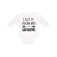thumbnail image 1 of Inktastic I Got It From My Grandma Boys or Girls Long Sleeve Baby Bodysuit, 1 of 5