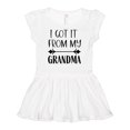 thumbnail image 1 of Inktastic I Got It From My Grandma Girls Baby Dress, 1 of 5