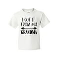 thumbnail image 1 of Inktastic I Got It From My Grandma Youth T-Shirt, 1 of 5