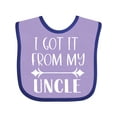 thumbnail image 1 of Inktastic I Got It From My Uncle Boys or Girls Baby Bib, 1 of 4
