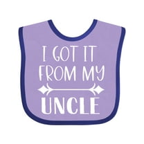 Inktastic I Got It From My Uncle Boys or Girls Baby Bib