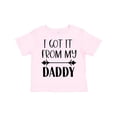 thumbnail image 1 of Inktastic I Got It from My Daddy Boys or Girls Toddler T-Shirt, 1 of 5
