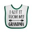 thumbnail image 1 of Inktastic I Got It from My Grandma Boys or Girls Baby Bib, 1 of 4