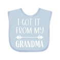 thumbnail image 1 of Inktastic I Got It from My Grandma Boys or Girls Baby Bib, 1 of 4