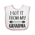 thumbnail image 1 of Inktastic I Got It from My Grandma Boys or Girls Baby Bib, 1 of 4