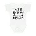 thumbnail image 1 of Inktastic I Got It from My Grandma Boys or Girls Baby Bodysuit, 1 of 5