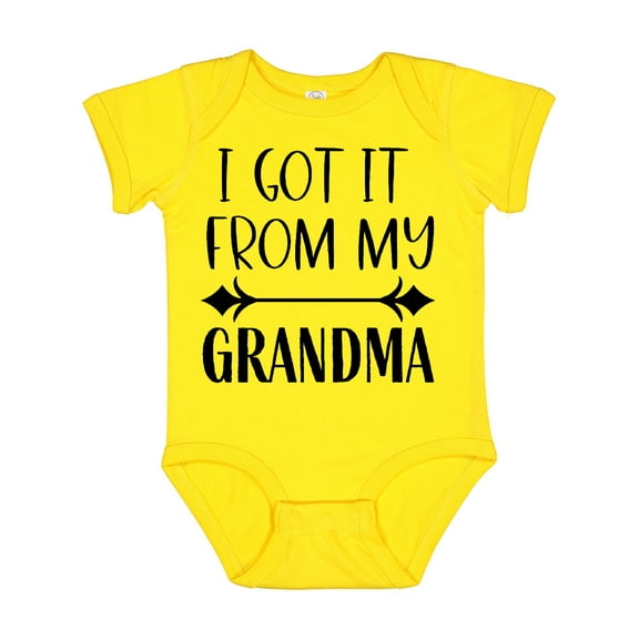 Inktastic I Got It from My Grandma Boys or Girls Baby Bodysuit