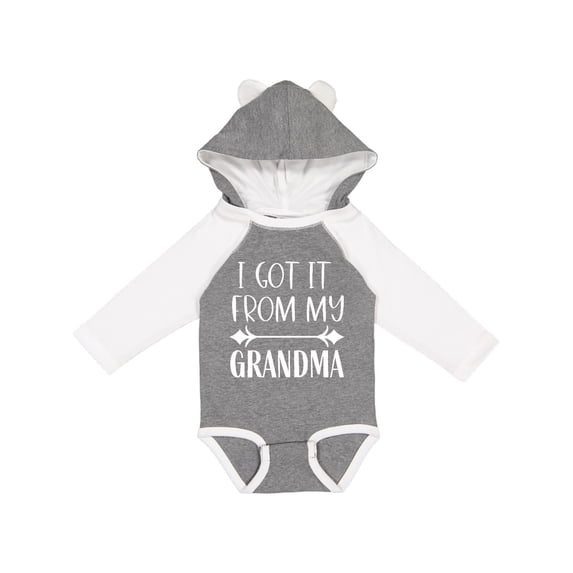 Inktastic I Got It from My Grandma Boys or Girls Long Sleeve Baby Bodysuit