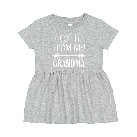 Inktastic I Got It from My Grandma Girls Baby Dress