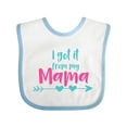 thumbnail image 1 of Inktastic I Got It from My Mama, Mom, Mother, Arrow, Hearts Boys or Girls Baby Bib, 1 of 4