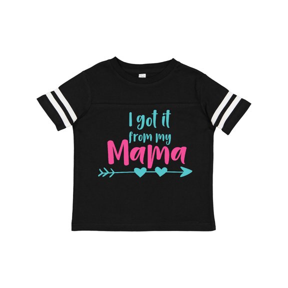 Inktastic I Got It from My Mama, Mom, Mother, Arrow, Hearts Boys or Girls Toddler T-Shirt