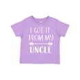 thumbnail image 1 of Inktastic I Got It from My Uncle Boys or Girls Toddler T-Shirt, 1 of 5
