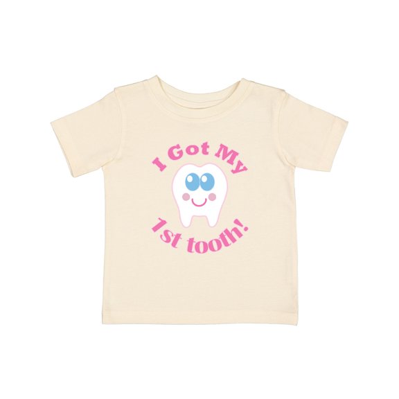 Inktastic I Got My 1st Tooth Girls Baby T-Shirt