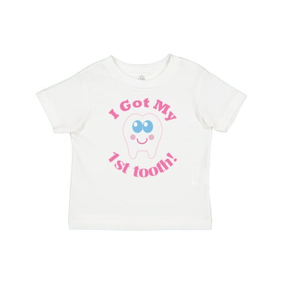 Inktastic I Got My 1st Tooth Girls Baby T-Shirt