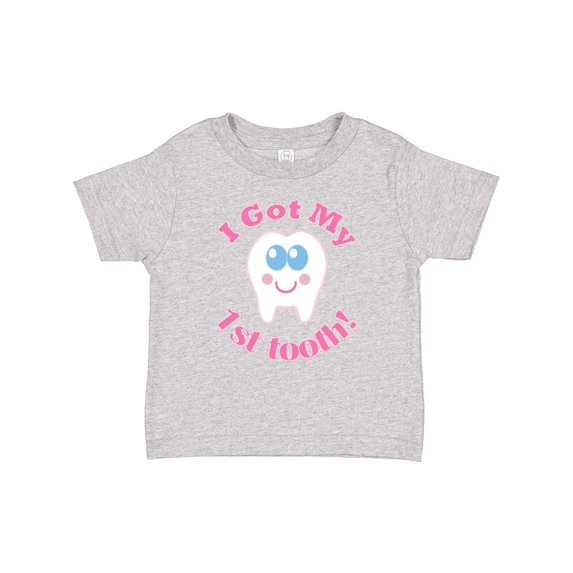 Inktastic I Got My 1st Tooth Girls Baby T-Shirt