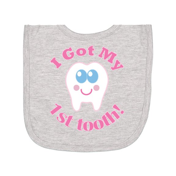 Inktastic I Got My 1st Tooth Newborn Bib