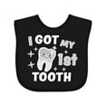 thumbnail image 1 of Inktastic I Got My 1st Tooth with Cute Tooth Baby Boys or Girls Baby Bib, 1 of 4