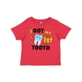thumbnail image 1 of Inktastic I Got My 1st Tooth with Cute Tooth Baby Boys or Girls Baby T-Shirt, 1 of 5