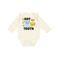 thumbnail image 1 of Inktastic I Got My 1st Tooth with Cute Tooth Baby Boys or Girls Long Sleeve Baby Bodysuit, 1 of 5