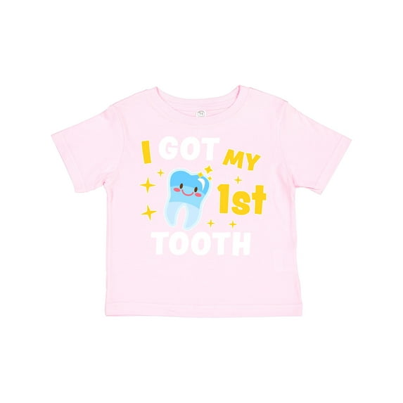 Inktastic I Got My 1st Tooth with Cute Tooth Baby Boys or Girls Toddler T-Shirt