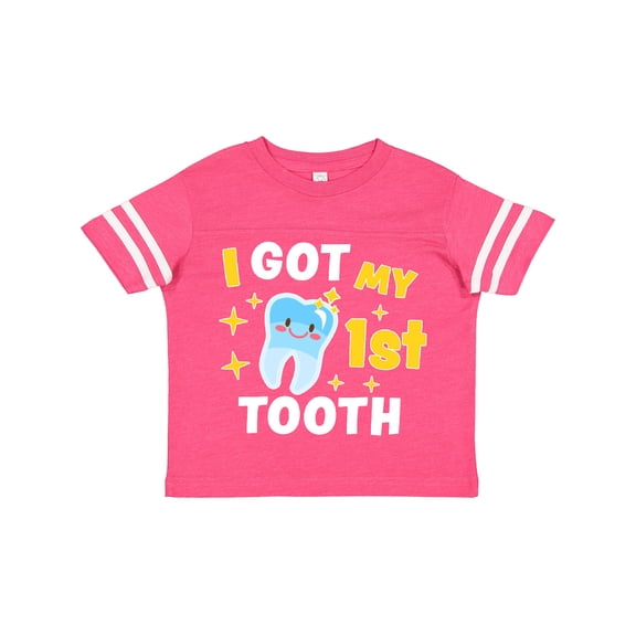 Inktastic I Got My 1st Tooth with Cute Tooth Baby Boys or Girls Toddler T-Shirt