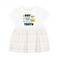 thumbnail image 1 of Inktastic I Got My 1st Tooth with Cute Tooth Baby Girls Baby Dress, 1 of 5