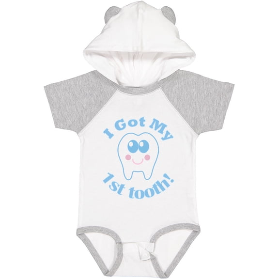 Inktastic I Got My First Tooth Baby Boy Boys or Girls Baby Bodysuit