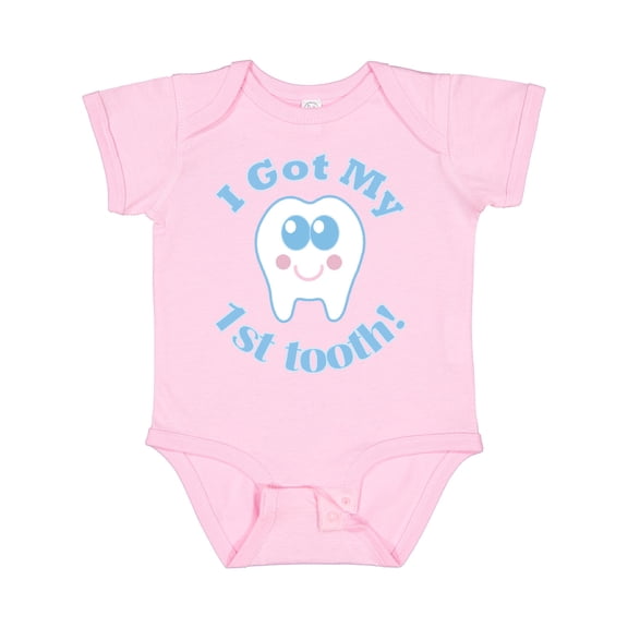 Inktastic I Got My First Tooth Baby Boy Boys or Girls Baby Bodysuit