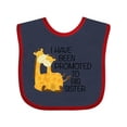 thumbnail image 1 of Inktastic I Have Been Promoted to Big Sister Girls Baby Bib, 1 of 4