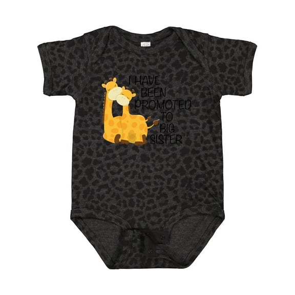 Inktastic I Have Been Promoted to Big Sister Girls Baby Bodysuit