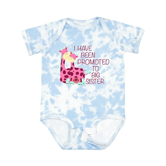 Inktastic I Have Been Promoted to Big Sister Pink Girls Baby Bodysuit