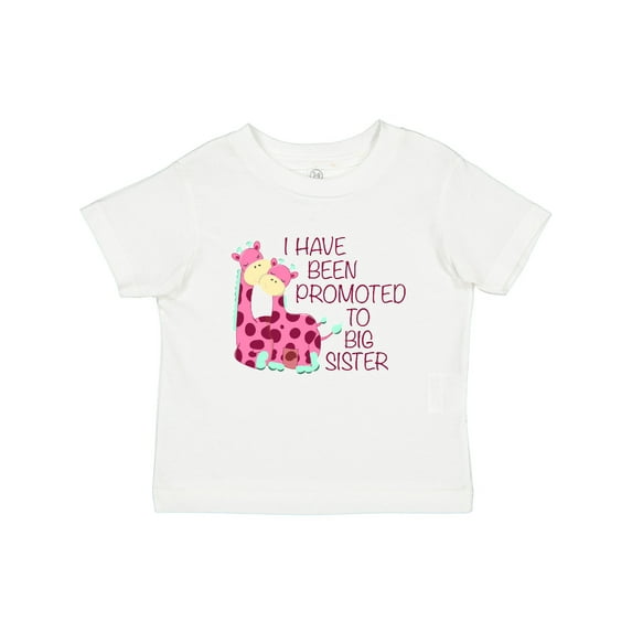 Inktastic I Have Been Promoted to Big Sister Pink Girls Baby T-Shirt