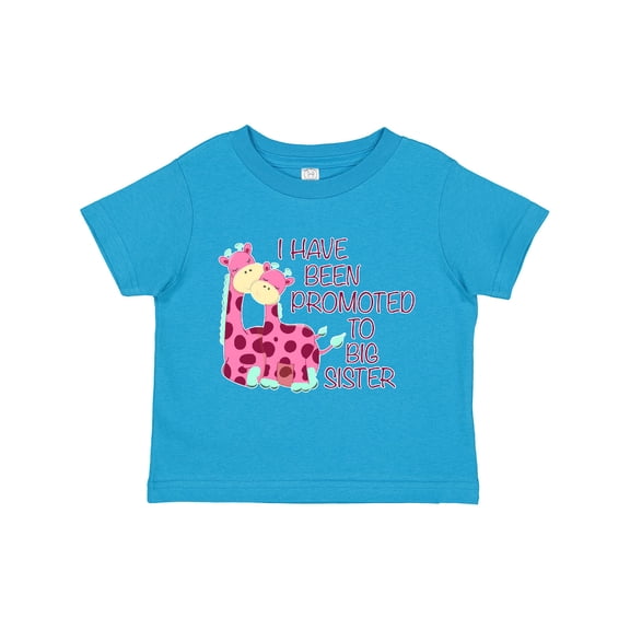 Inktastic I Have Been Promoted to Big Sister Pink Girls Toddler T-Shirt