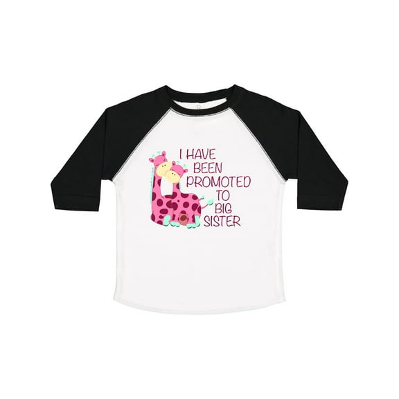 Inktastic I Have Been Promoted to Big Sister Pink Girls Toddler T-Shirt