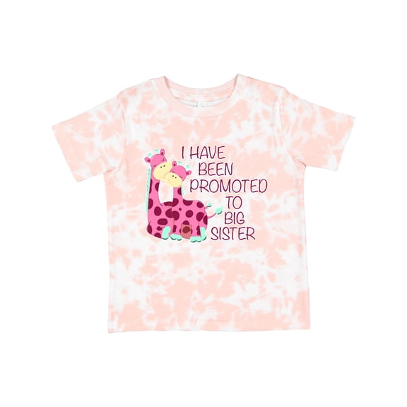 Inktastic I Have Been Promoted to Big Sister Pink Girls Toddler T-Shirt