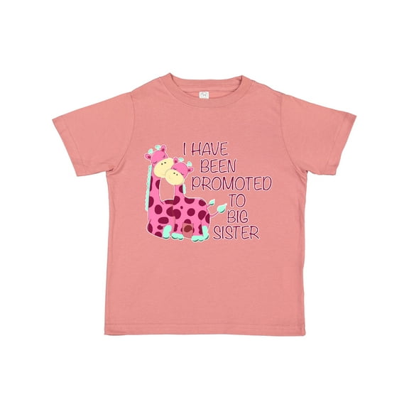 Inktastic I Have Been Promoted to Big Sister Pink Girls Toddler T-Shirt