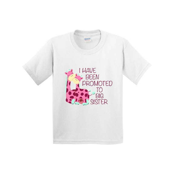 Inktastic I Have Been Promoted to Big Sister Pink Youth T-Shirt